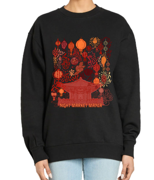 Night Market Mania Crewneck